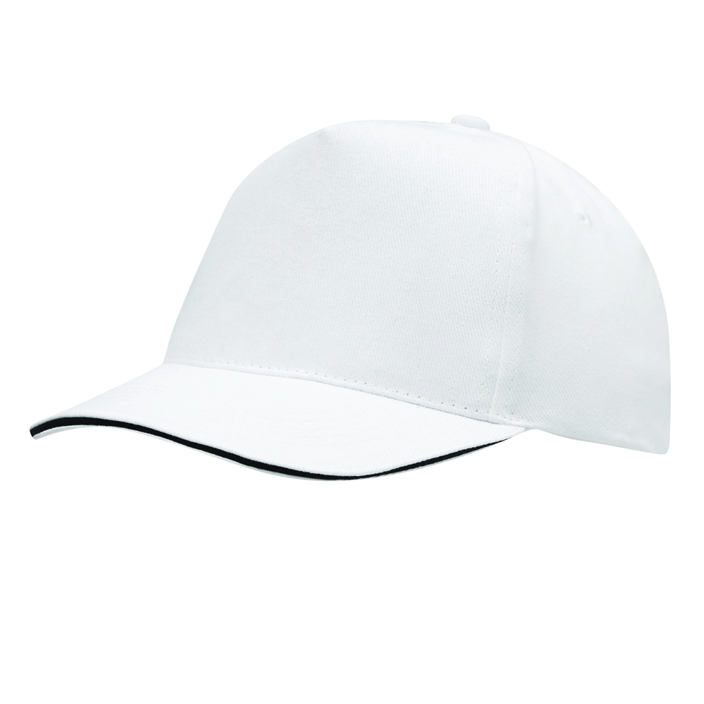 WALK - 5-Panel-Sandwich-Cap - Weiß