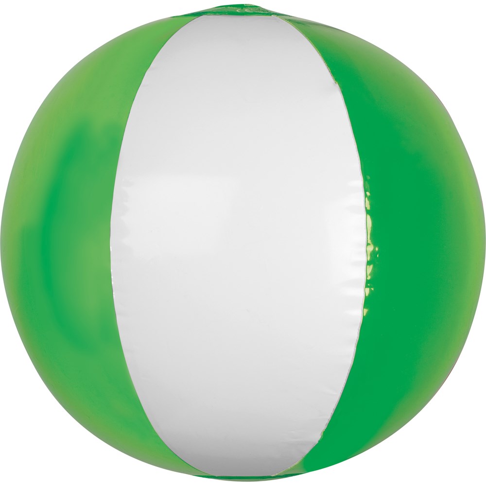 Strandball bicolour farbig/transparent