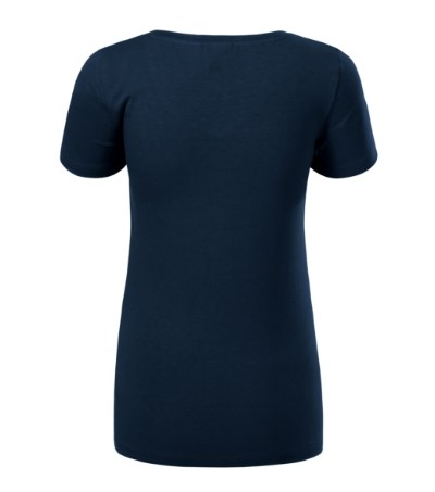 T-Shirt Damen Action V-neck marineblau