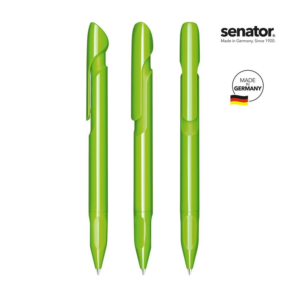 senator® Evoxx Polished Recycled Druckkugelschreiber, weiß