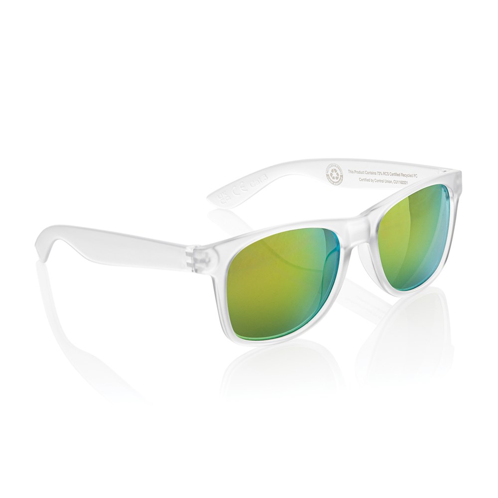 Gleam Sonnenbrille aus RCS rec. PC mit verspiegelten Gläsern