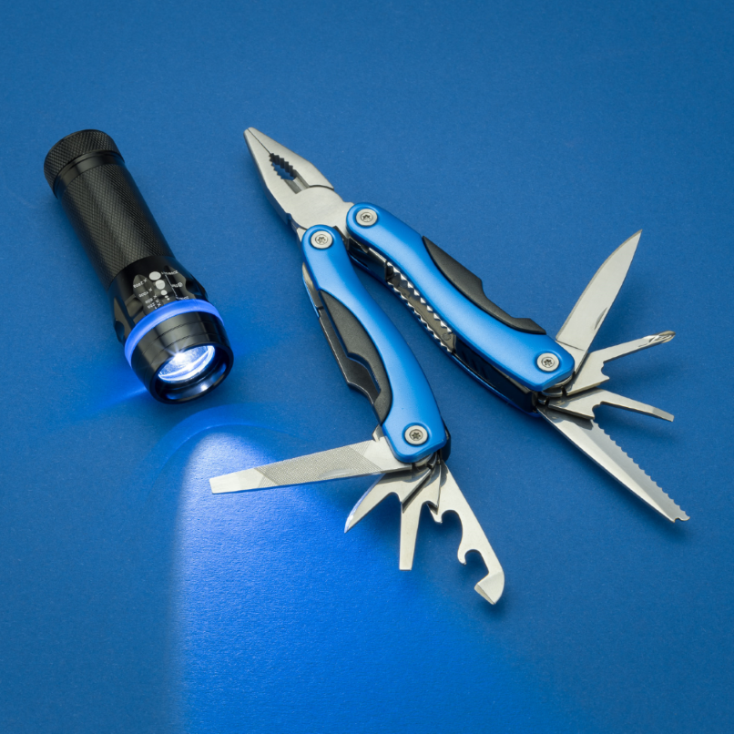 SET COLORADO II: TASCHENLAMPE UND MULTITOOL