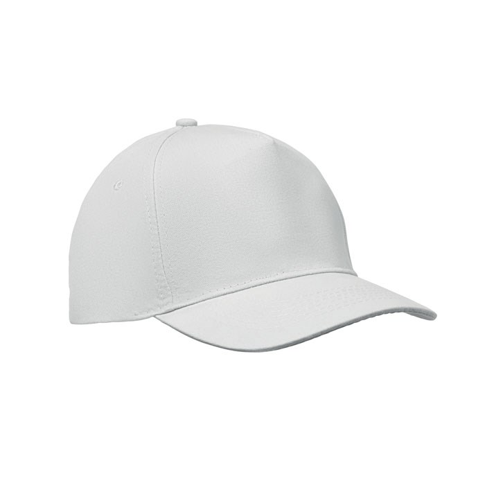 SUNNY - Baseball cap 5 panels 180gr - Weiß