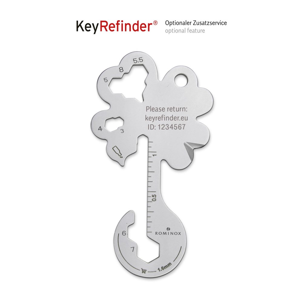 ROMINOX® Key Tool // Lucky Charm - 19 functions (Kleeblatt Glücksbringer)