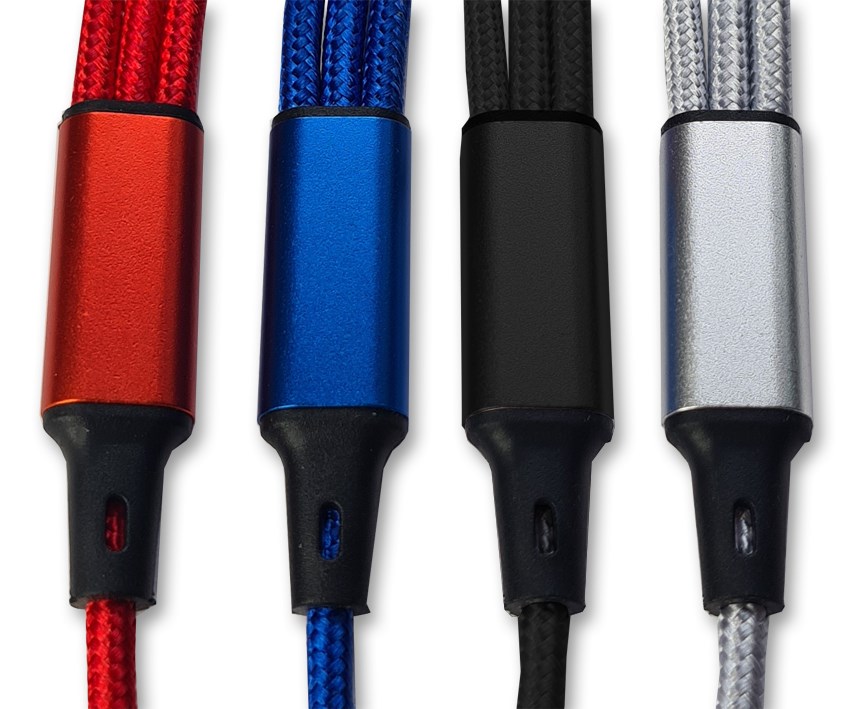 Ladekabel "C&A Cable Nylon" rot