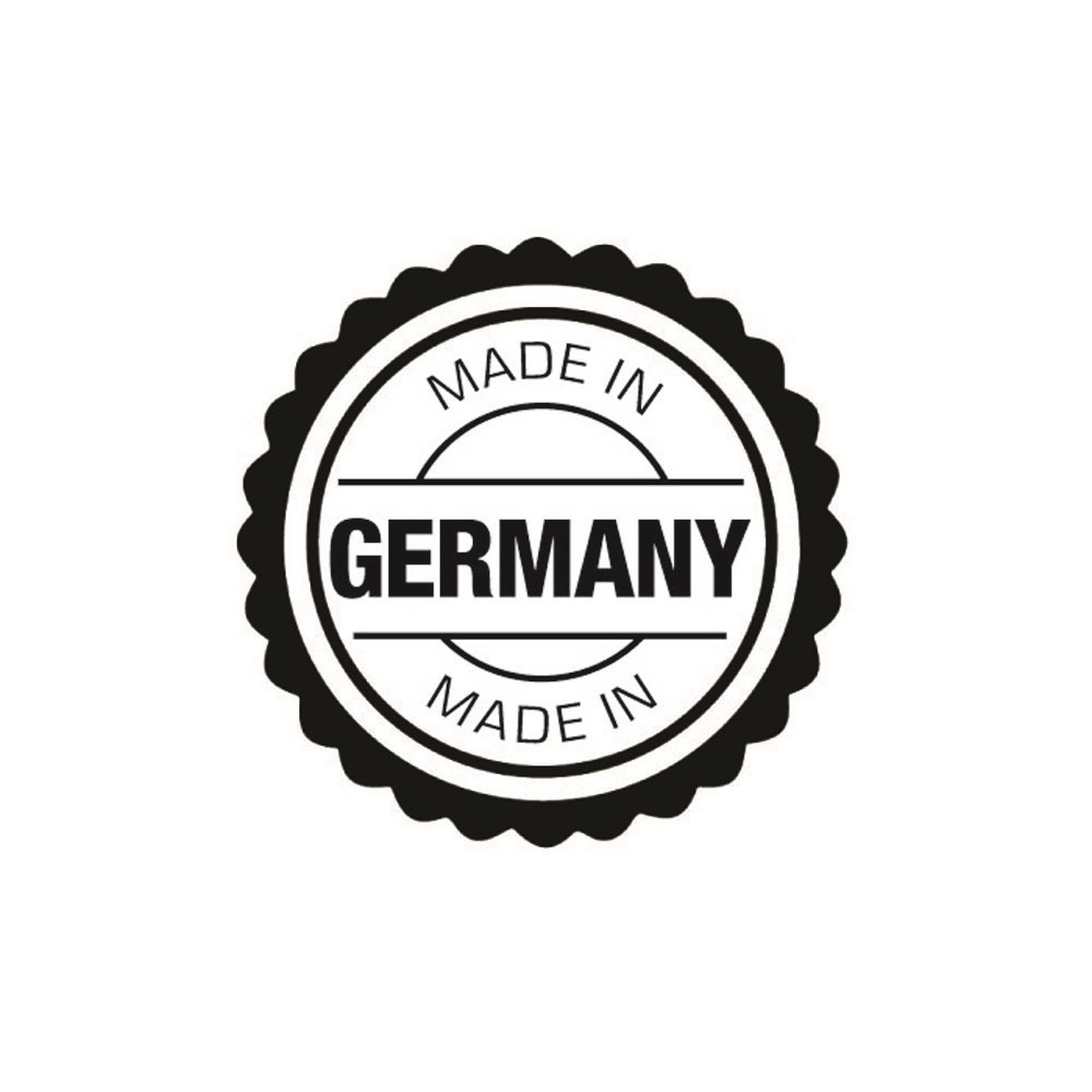 Igelball / Massageball mit Bedruckung (78mm, Gelb), "Made in Germany"
