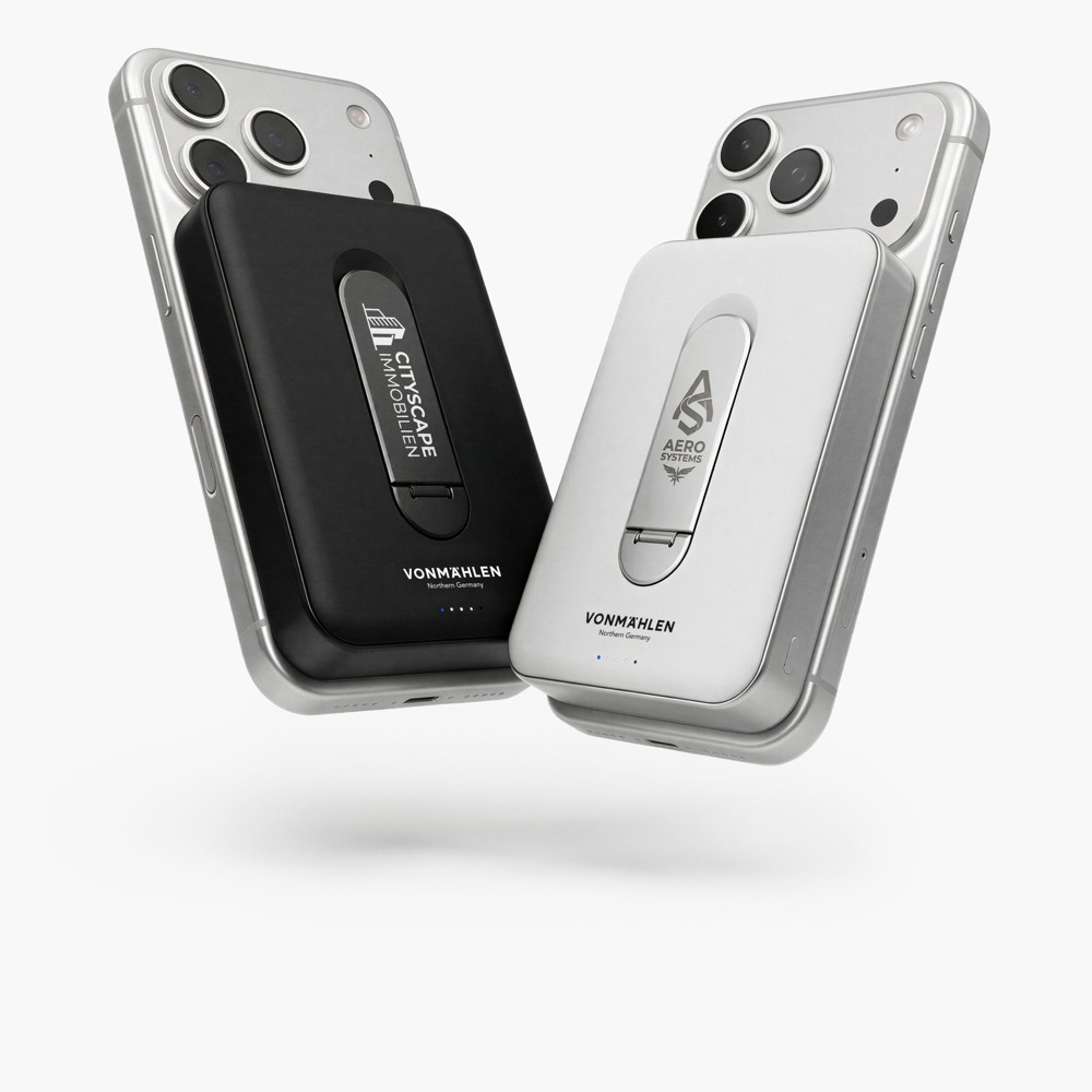 Evergreen Mag 10000 mit Kickstand - Die magnetische Powerbank mit Standfunktion - Weiß