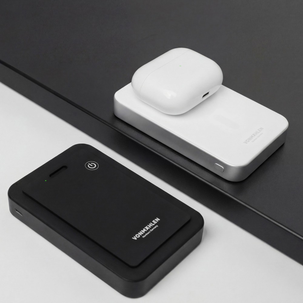 Evergreen Mag 10000 mit Kickstand - Die magnetische Powerbank mit Standfunktion - Weiß