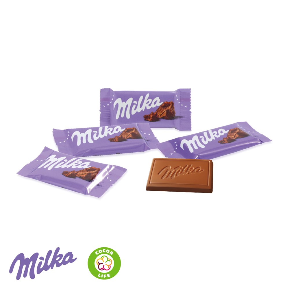 Tisch-Adventskalender mit Milka Schokolade