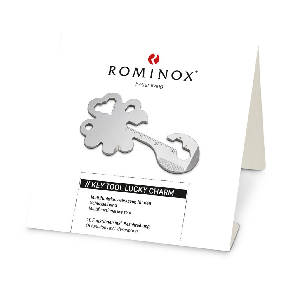 ROMINOX® Key Tool // Lucky Charm - 19 functions (Kleeblatt Glücksbringer)