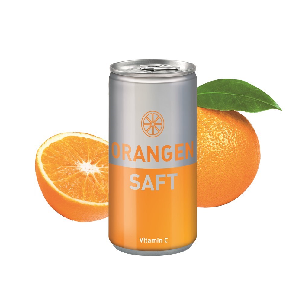 Orangensaft, 200 ml Fullbody transp. (Pfandfrei, Export)