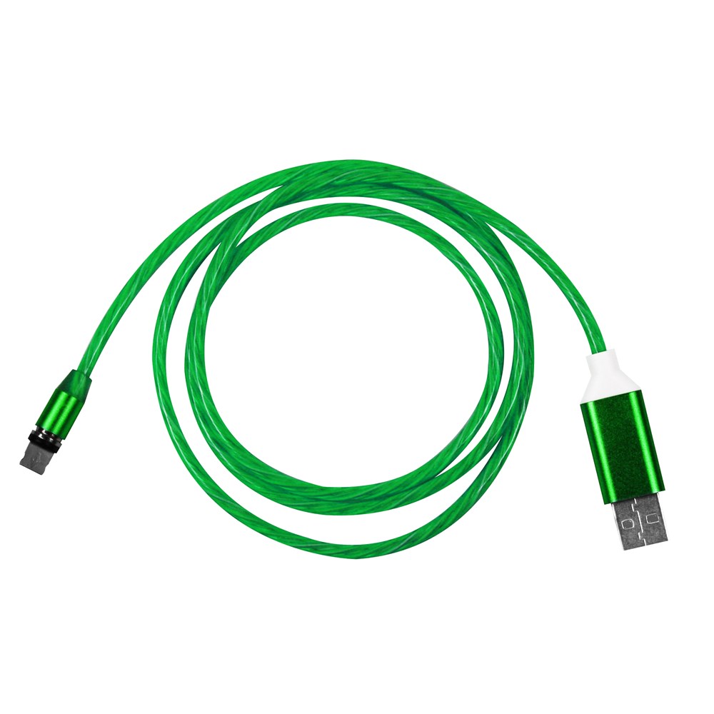 Ladekabel "LEDflow Magnetic" grün