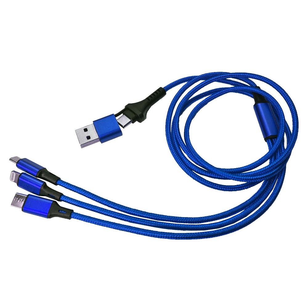 Ladekabel "C&A Cable Nylon" blau