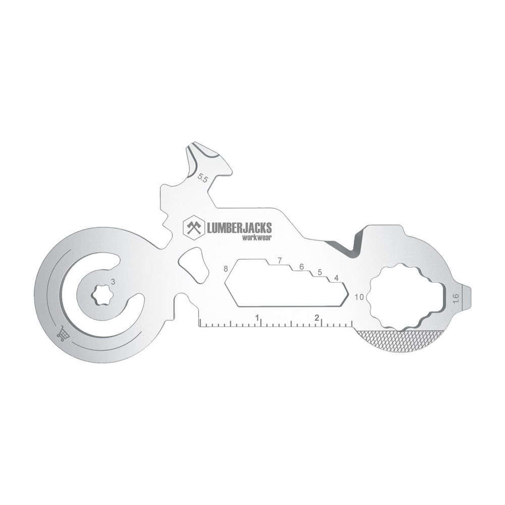 Geschenkartikel: ROMINOX® Key Tool Motorbike / Motorrad (21 Funktionen) im Motiv-Mäppchen Frohe Ostern