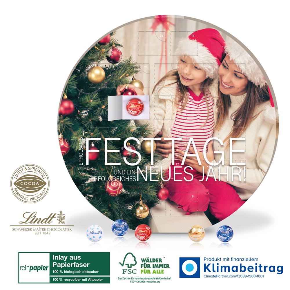 Adventskalender Lindt „Stern“ Organic