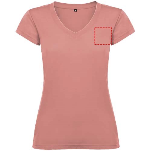 Victoria T-Shirt mit V-Ausschnitt für Damen