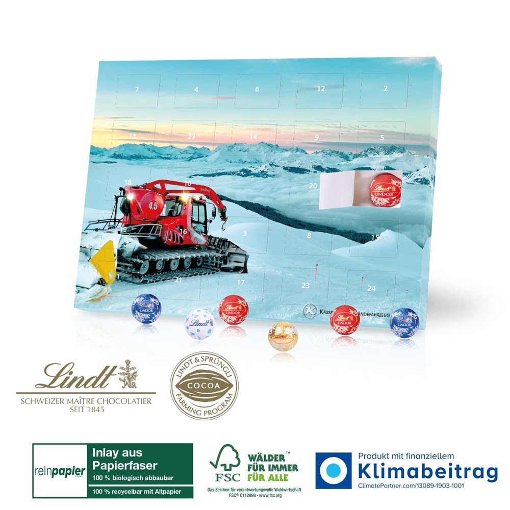 Tisch-Adventskalender Lindt „Gourmet Edition“ Organic