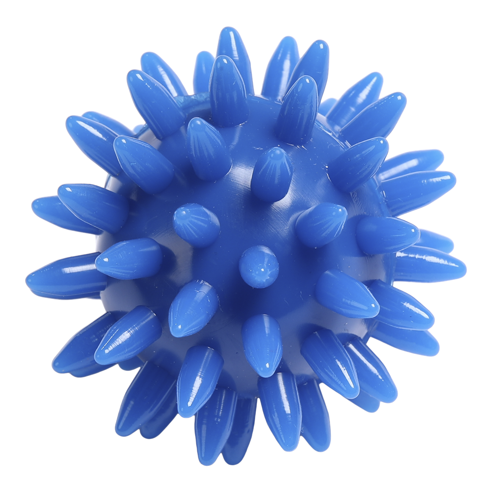 Igelball / Massageball, neutral (55mm, Blau), "Made in Germany"