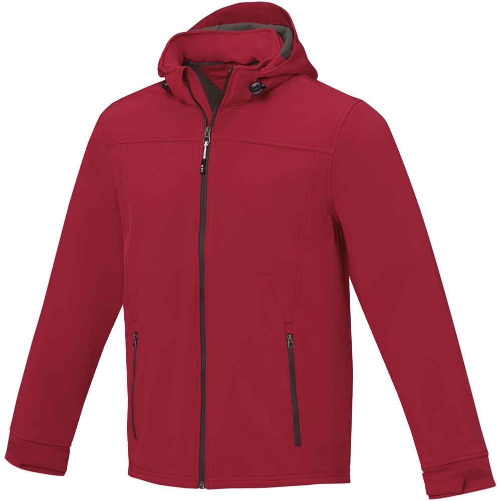 Langley GRS Softshelljacke für Herren aus recyceltem Material - Rot