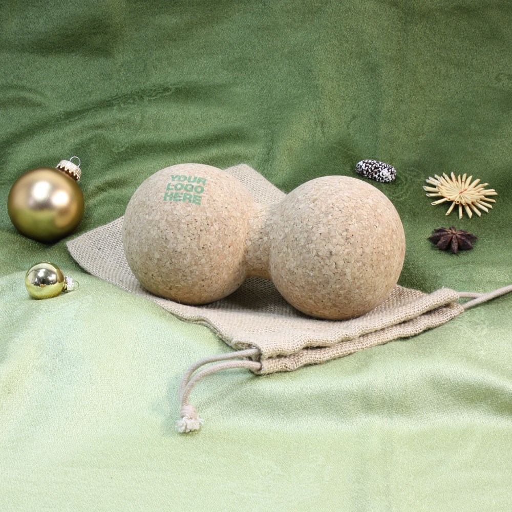 Massage-Peanut aus Kork, 16x8cm, "Made in Europe"