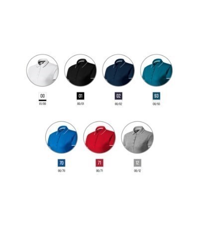 Polohemd Damen Perfection plain dunkelgrau melliert