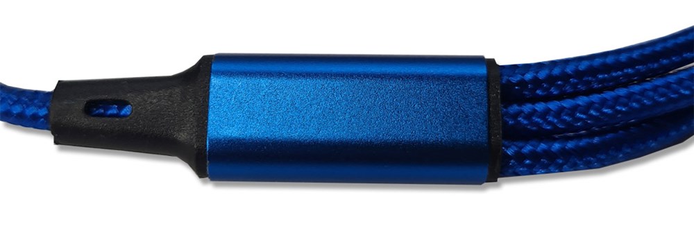 Ladekabel "C&A Cable Nylon" blau