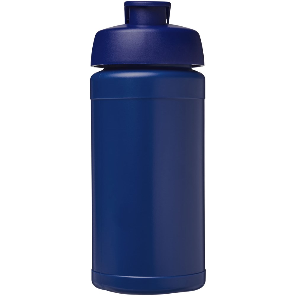 Baseline 500 ml recycelte Sportflasche mit Klappdeckel 