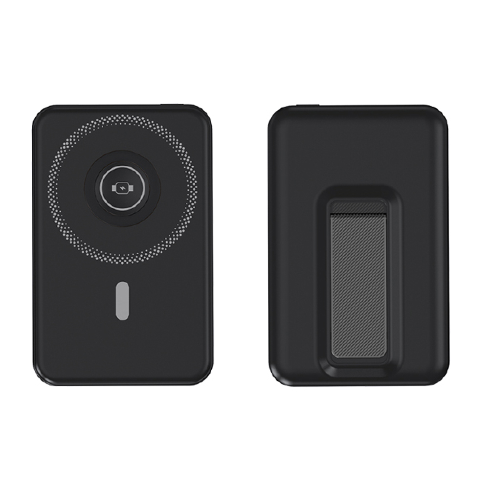 Wireless Powerbank "MagGo Stand" - Schwarz