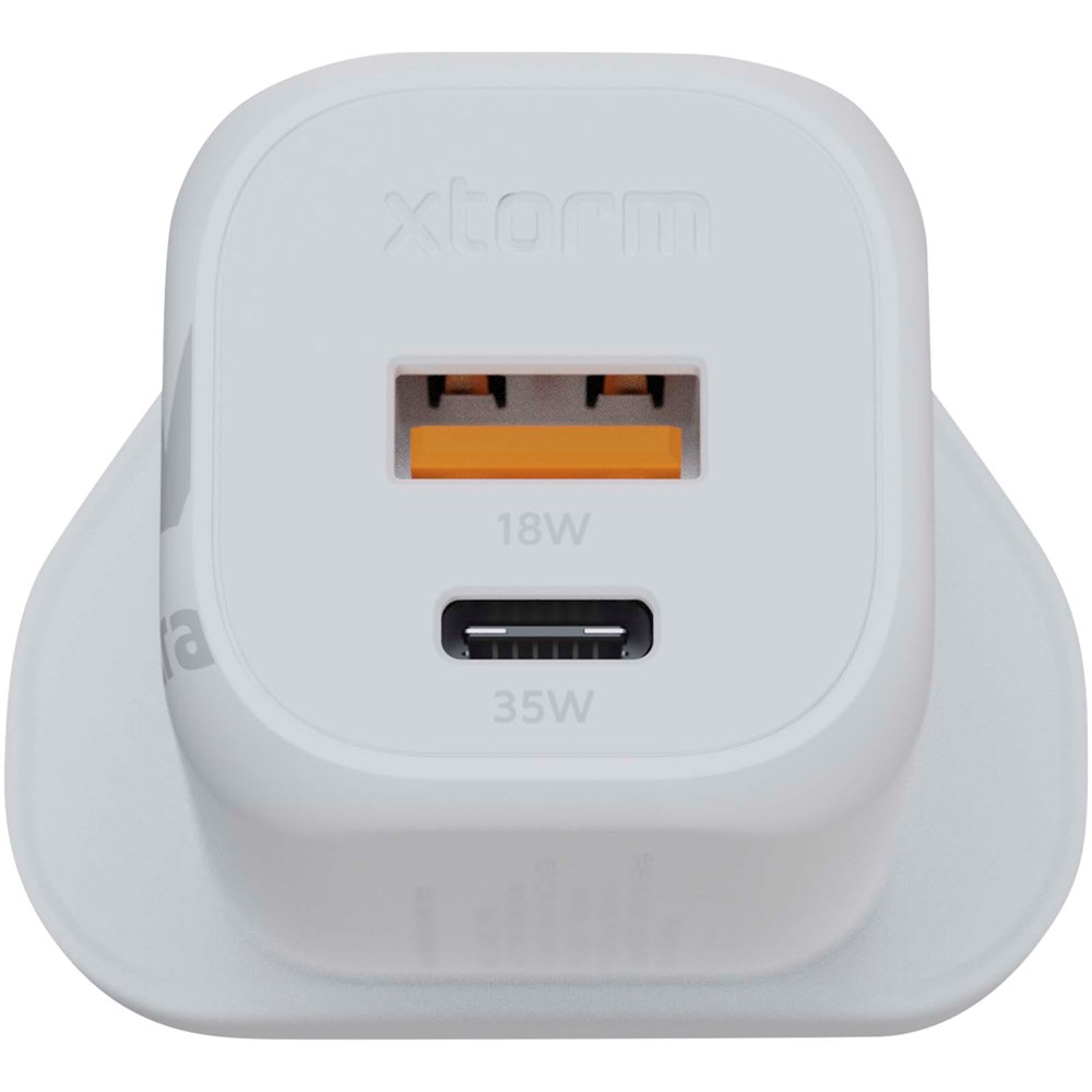 Xtorm XEC035 GaN² Ultra 35 W Wandladegerät mit UK-Stecker