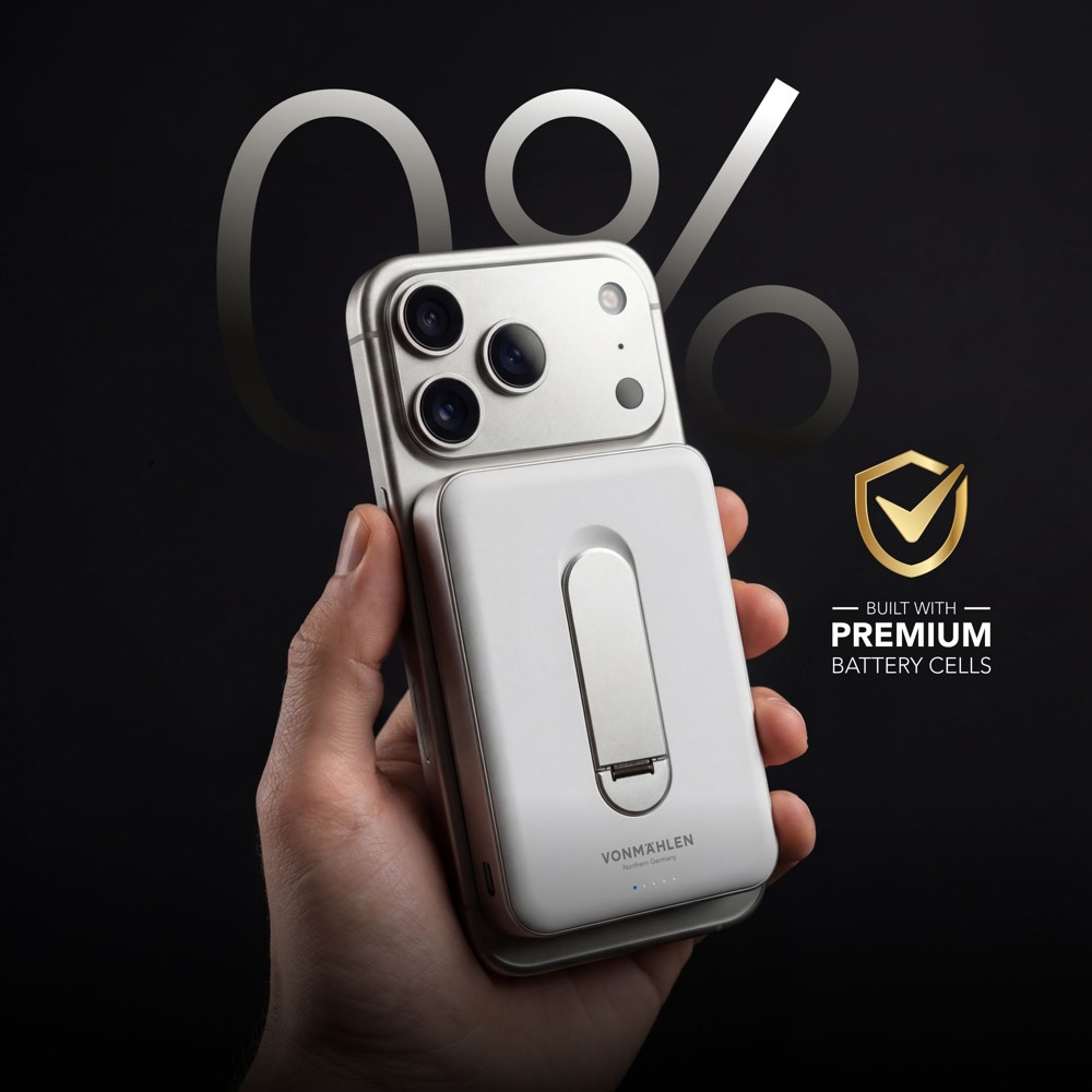 Evergreen Mag 10000 mit Kickstand - Die magnetische Powerbank mit Standfunktion - Weiß