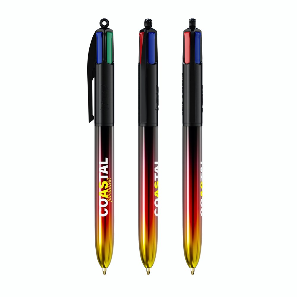 BIC® 4 Colours® Flags Collection + lanyard