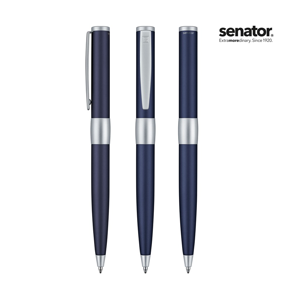 senator® Image Chrome  Drehkugelschreiber, blau