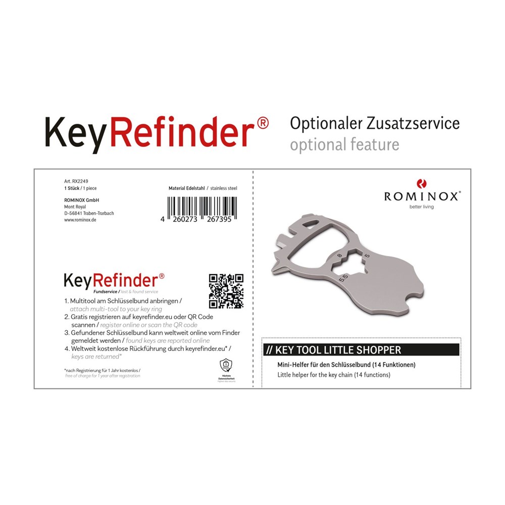 ROMINOX® Key Tool // Little Shopper - 14 functions (Männchen)