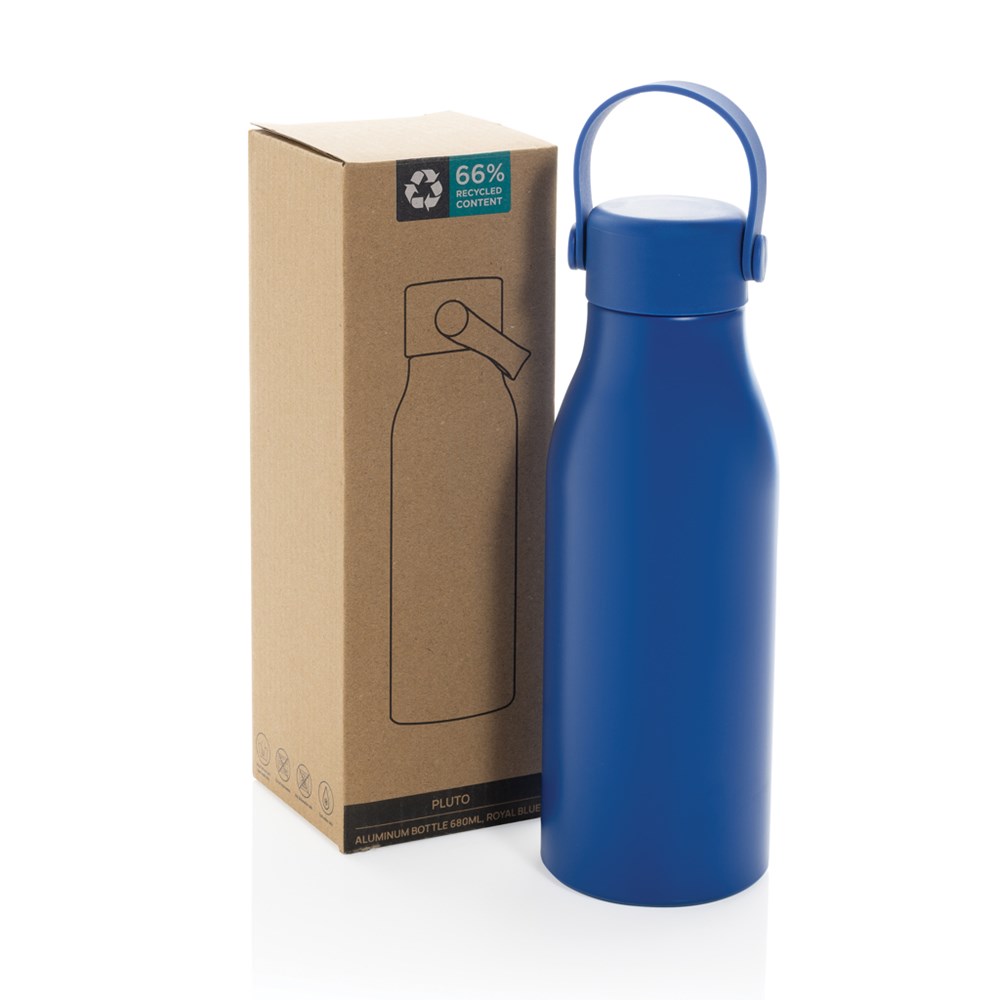 Pluto Flasche aus RCS-zertifiziert recyceltem Alu 680ml