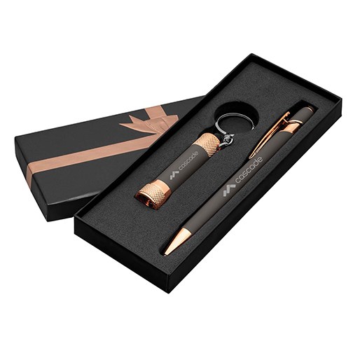 Prince Soft-Touch Rose Gold Geschenk Sets / Band-Box