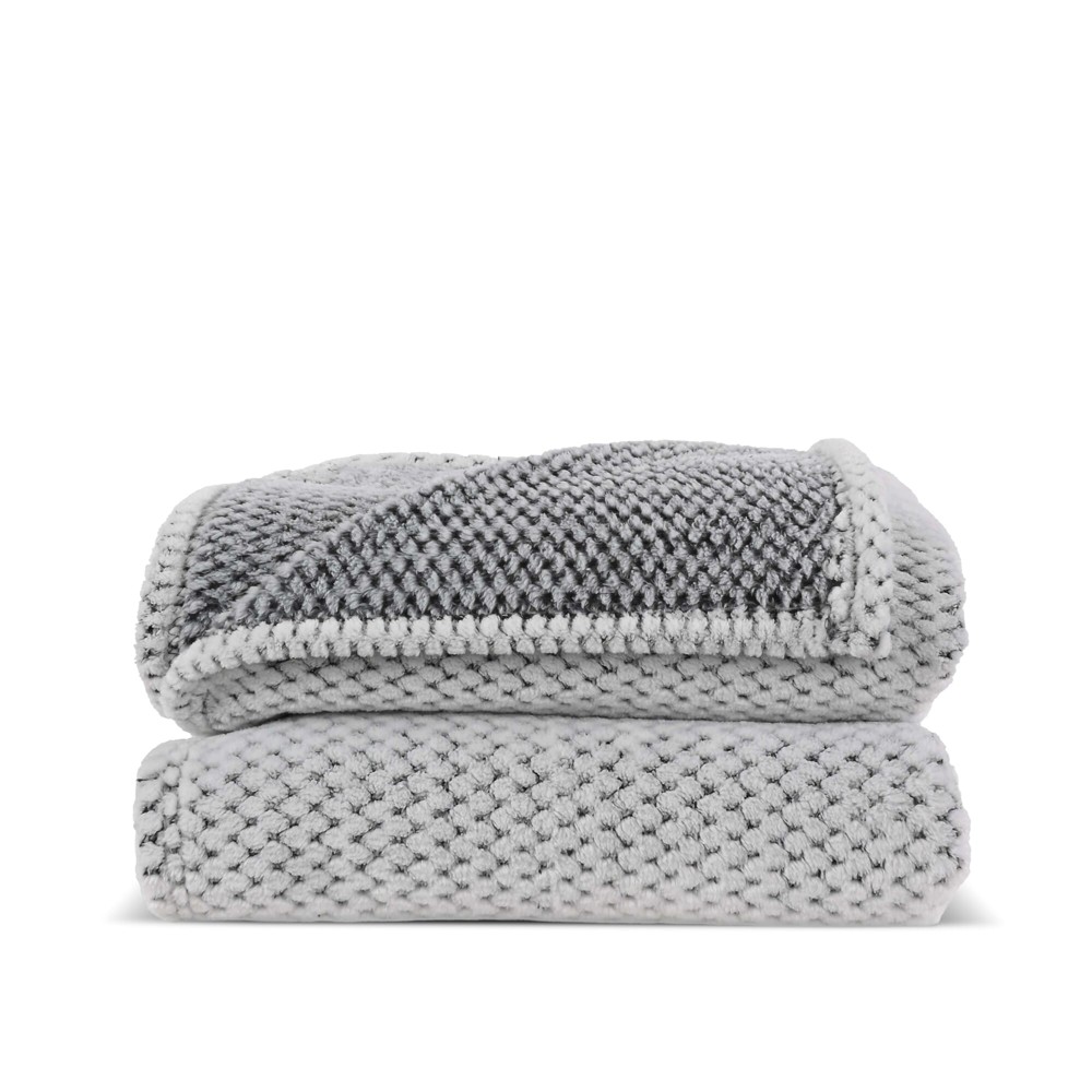 Sagaform Anni R-PET Vlies-Decke - Grau