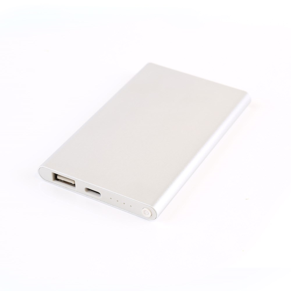 Powerbank Slim 4.000 mAhsilber