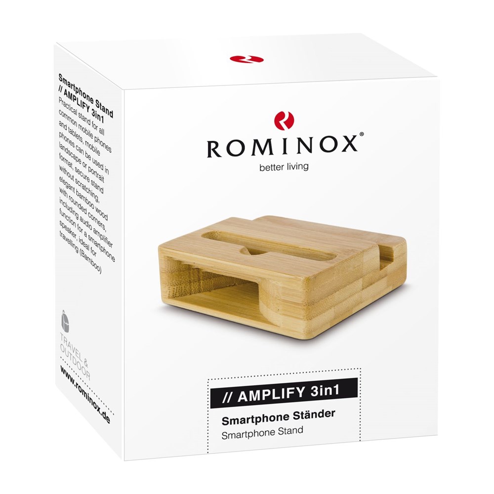 ROMINOX® Smartphone Ständer // Amplify 3in1