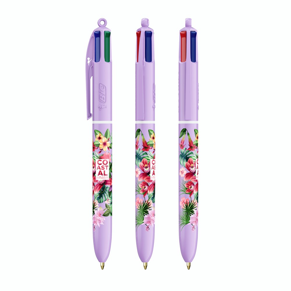 BIC® 4 Colours® Pastel + Lanyard