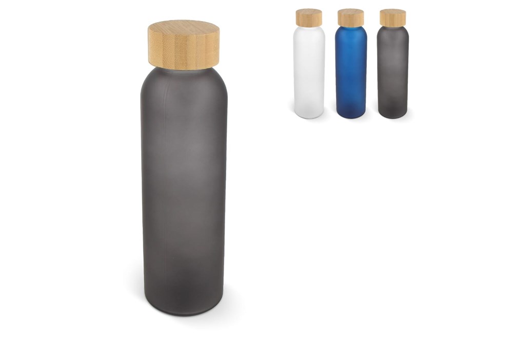 Wasserflasche Glas & Bambus 500ml
