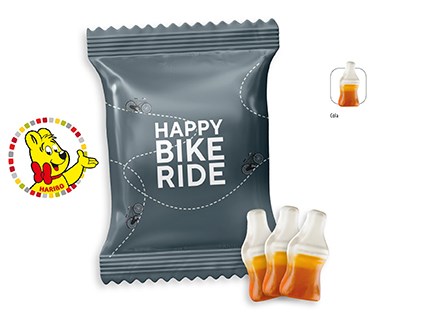 HARIBO Happy-Cola Werbetüte 3 Stück  ,  Inhalt:  HARIBO Happy-Cola
