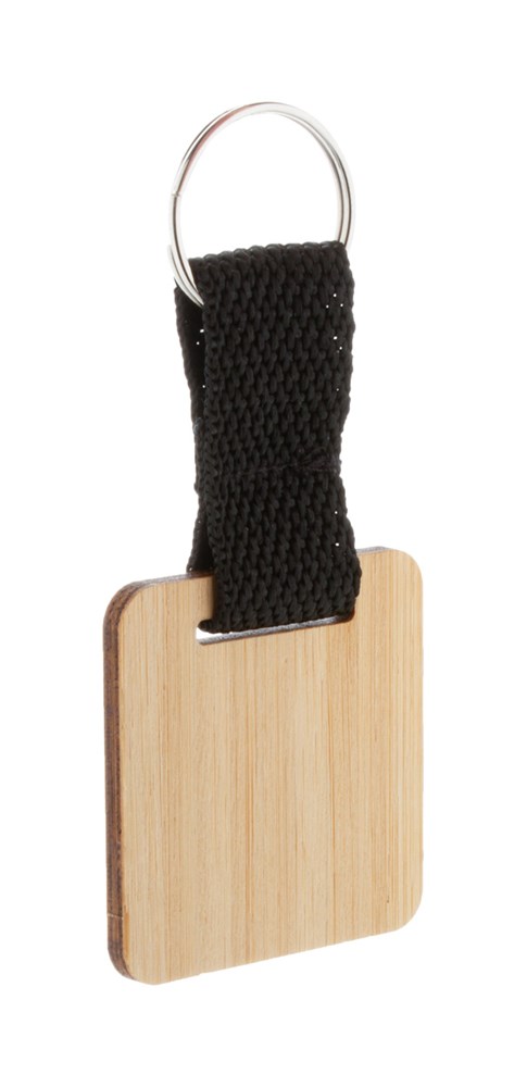 Stropp - Bambus-Schlüsselanhänger, Quadrat