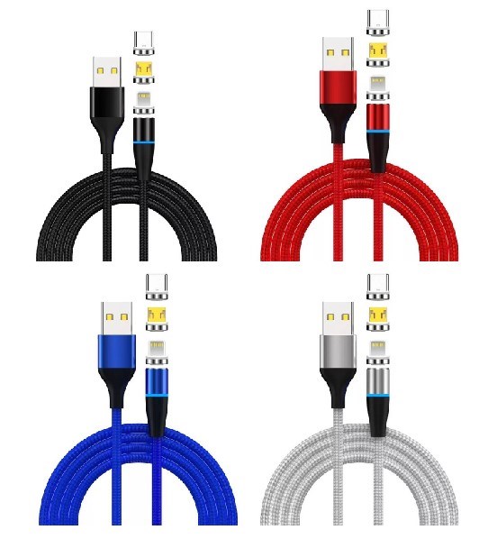 3 in1 Cable "Magnetic Fastcharge + Data"