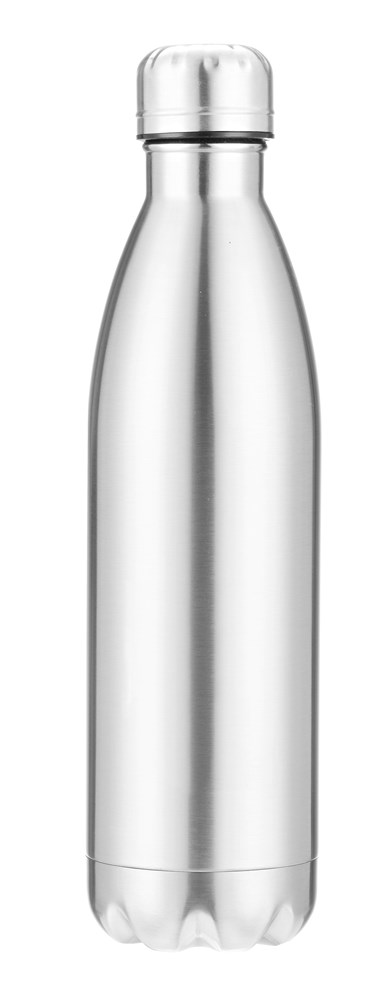 TRIO 500 ml Vakuumflasche aus gebürstetem Edelstahl